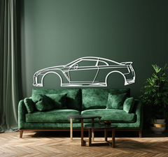 Nissan GTR R35 Silhouette Wall Art