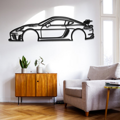 2020 Cayman 718 GT4RS Silhouette Wall Art