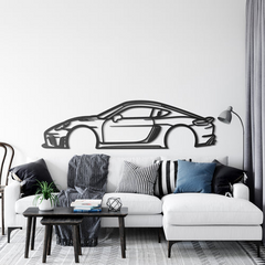 2020 Cayman 718 GT4RS Silhouette Wall Art