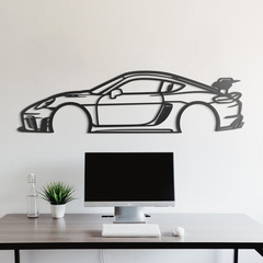 2020 Cayman 718 GT4RS Silhouette Wall Art