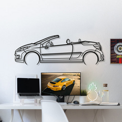 Peugeot 207 CC 2010 Silhouette Wall Art