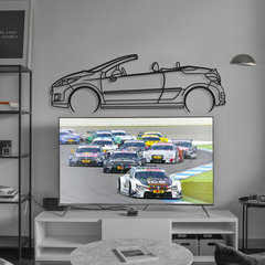 Peugeot 207 CC 2010 Silhouette Wall Art