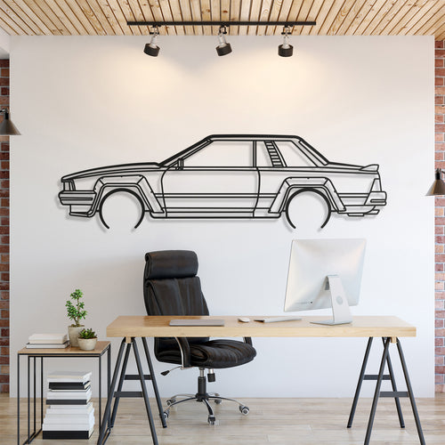 Nissan 240RS 1983 Silhouette Wall Art