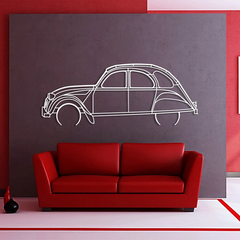 1966 2CV Silhouette Wall Art