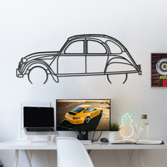 1966 2CV Silhouette Wall Art