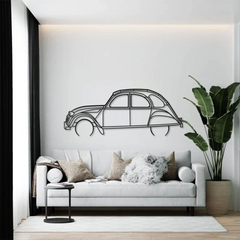 1966 2CV Silhouette Wall Art