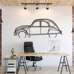 1966 2CV Silhouette Wall Art