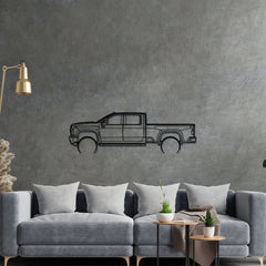 3500 High Country 2022 Detailed Silhouette Wall Art