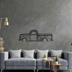 F100 1940 Detailed Silhouette Wall Art