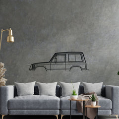 Pajero 1987 Classic Silhouette Wall Art