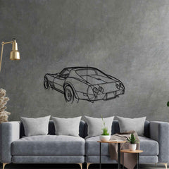 Corvette C3 1976 Angle Silhouette Wall Art