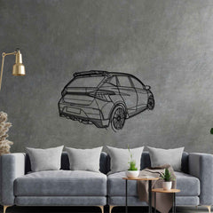 i20N Back Angle Silhouette Wall Art