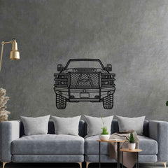 Silverado Front Silhouette Wall Art