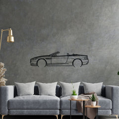 DB9 Convertible 2008 Detailed Silhouette Wall Art