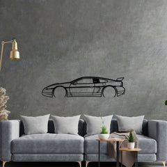 Fiero GT 1987 Detailed Silhouette Wall Art