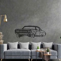 Impala 1969 Angle Silhouette Wall Art