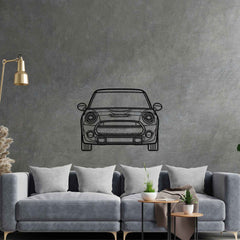 Mini 2021 Front Silhouette Wall Art