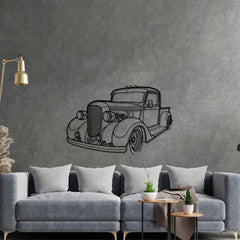 Pickup 1938 Angle Silhouette Wall Art