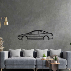 406 Coupe 1999 Detailed Silhouette Wall Art