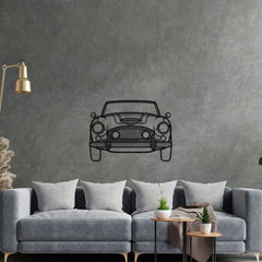 Healey 3000 MkIII 1965 Front Silhouette Wall Art