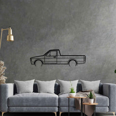 Caddy 1981 Detailed Silhouette Wall Art