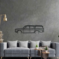 Rambler Wagon 1961 Detailed Silhouette Wall Art