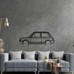 A112 1984 Detailed Silhouette Wall Art