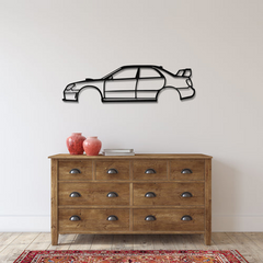 Subaru Impreza Hawkeye Silhouette Wall Art