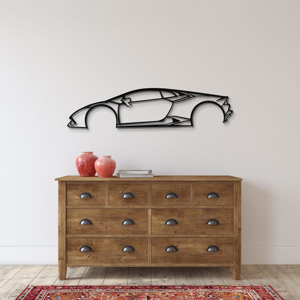 Lamborghini Huracan Silhouette Wall Art