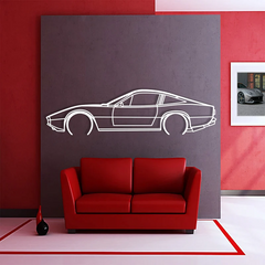 1972 365 GTC4 Silhouette Wall Art