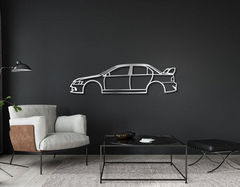 2006 Lancer Evo Silhouette Wall Art