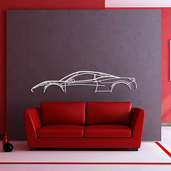 458 Italia Classic Silhouette Wall Art