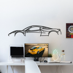 458 Italia Classic Silhouette Wall Art