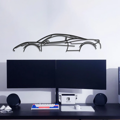 458 Italia Classic Silhouette Wall Art