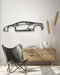 Lamborghini Huracan Silhouette Wall Art