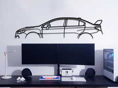 Subaru Impreza WRX STI VA Silhouette Wall Art