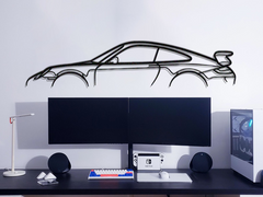 911 GT3 Model 997 Silhouette Wall Art