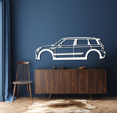 Mini Cooper Clubman JCW Silhouette Wall Art