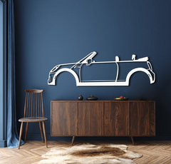 Mini Cooper F57 Silhouette Wall Art