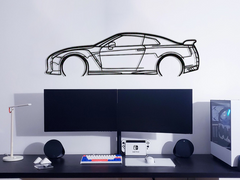 Nissan GTR R-35 Silhouette Wall Art