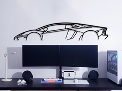 Aventador Silhouette Wall Art