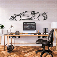 McLaren 600LT 2019 Silhouette Wall Art