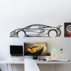 McLaren 600LT 2019 Silhouette Wall Art