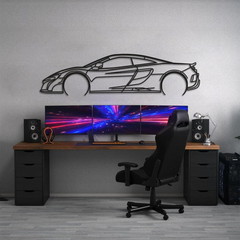 McLaren 675 LT 2016 Silhouette Wall Art