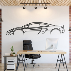 McLaren 675LT Classic Silhouette Wall Art