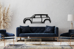 Mini Cooper S Silhouette Wall Art