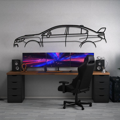 Subaru Impreza WRX STI VA Silhouette Wall Art