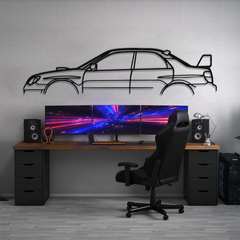 Subaru Impreza WRX STI GD Silhouette Wall Art