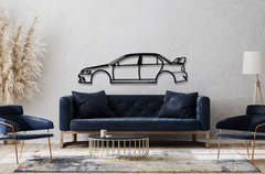 2006 Lancer Evo Silhouette Wall Art