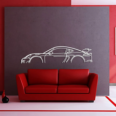 718 GT4 RS Classic Silhouette Wall Art